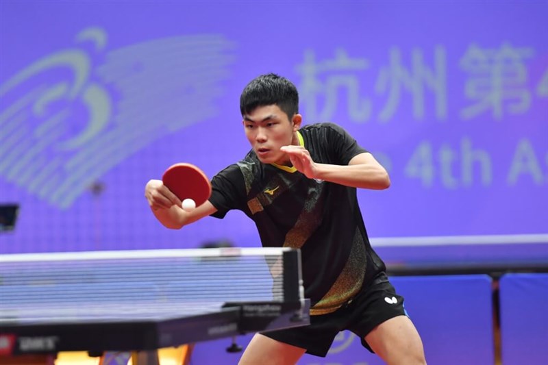 Taiwanese table tennis player Chen Po-yen. Photo courtesy of Sports Administration Oct. 25, 2023