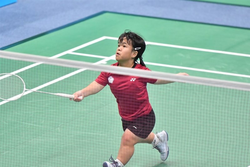 Taiwanese shuttler Wu Yu-yen. Photo courtesy of Sports Administration Oct. 26, 2023