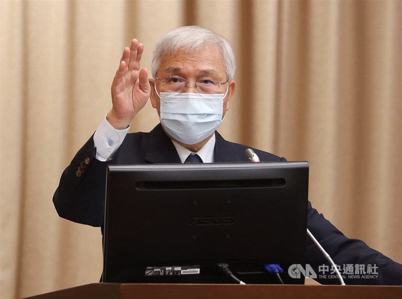 Governor of the Central Bank of the Republic of China (Taiwan) Yang Chin-long. CNA photo March 14, 2024